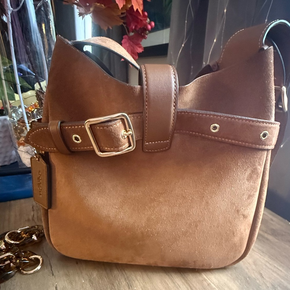Coach Suede Sienna Hadley Crossbody - Picture 16 of 16